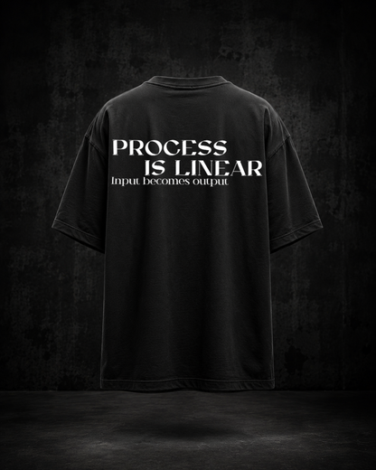 PROCESS IS LINEAR Oversized Shirt