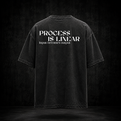 PROCESS IS LINEAR Oversized Shirt
